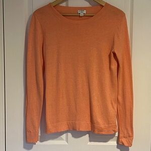 J Crew Factory, crew neck, Coral Teddie Sweater Sz Sm